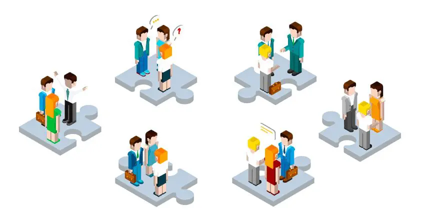 Teams within a company are siloed