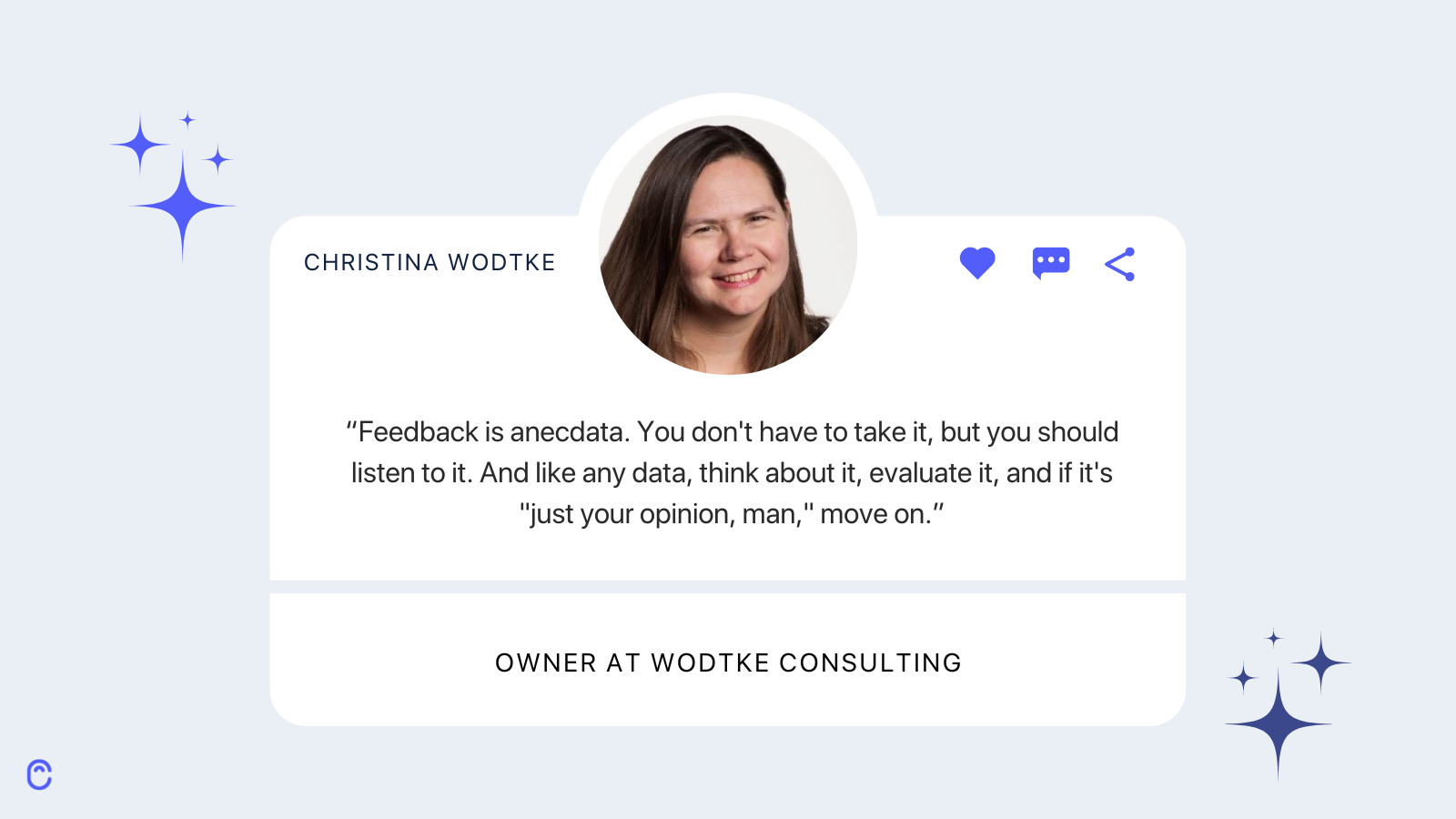 Christina Wodtke, owner at Wodtke Consulting