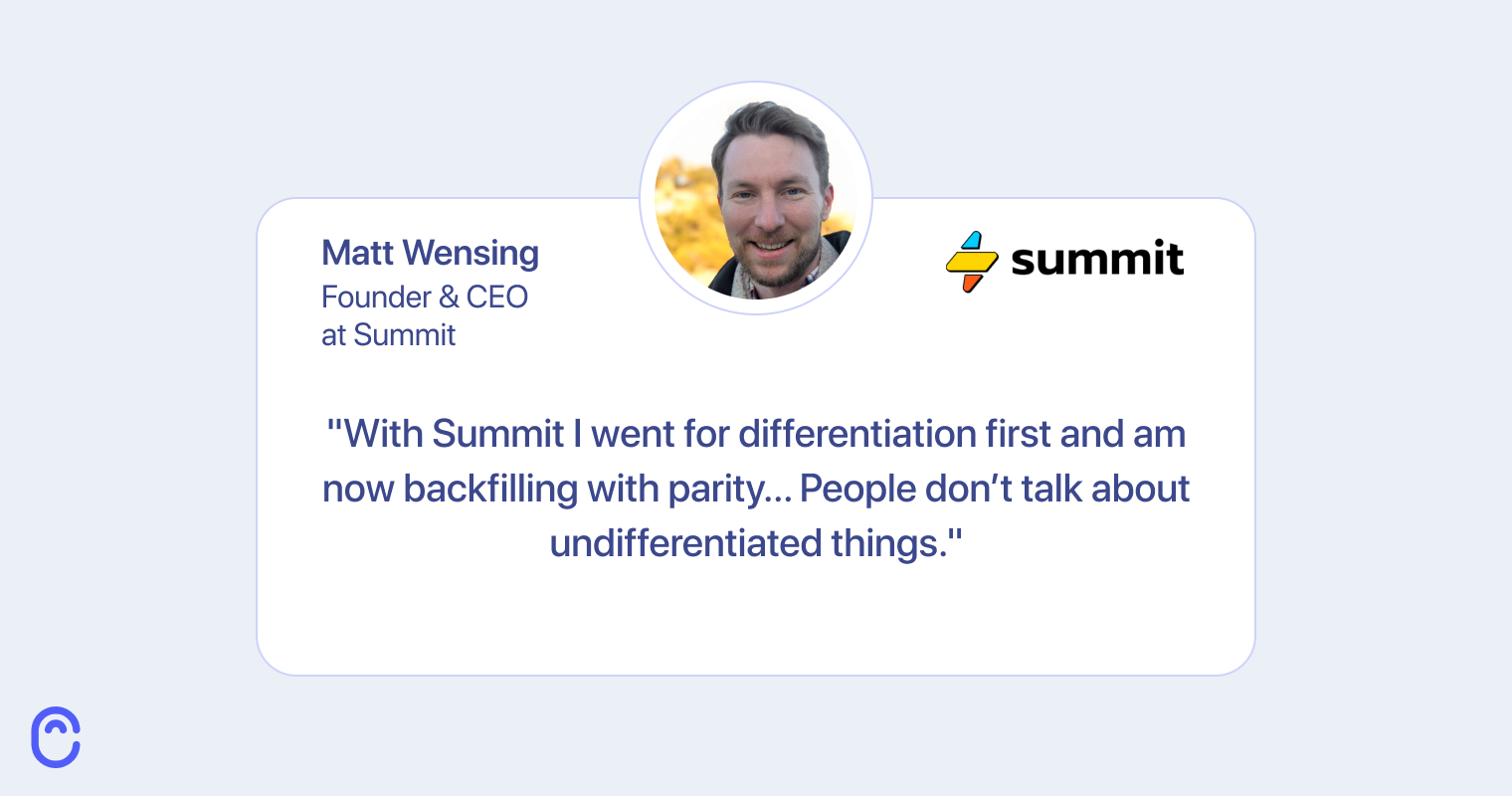 matt wensing summit