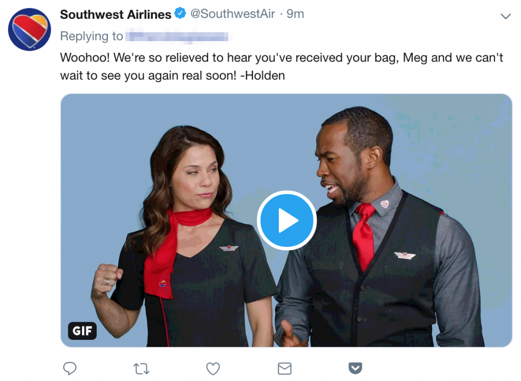 southwest airlines customer service 800 number