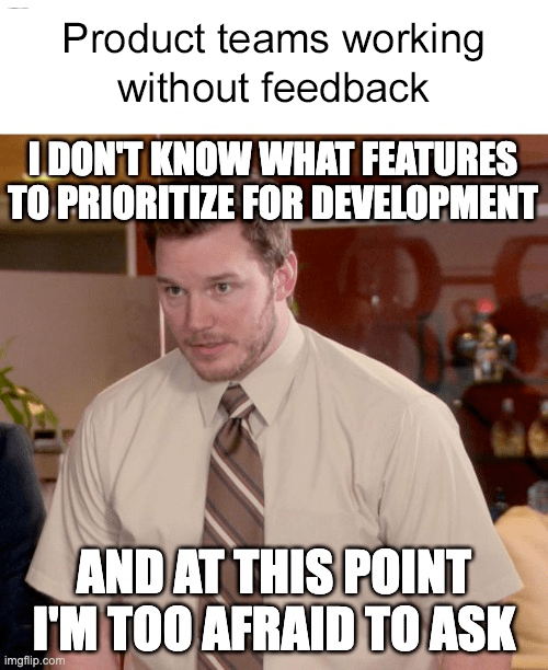 Product feedback meme
