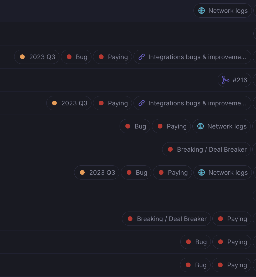 Bug tracker's labels