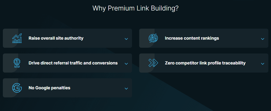 Why premium link building?