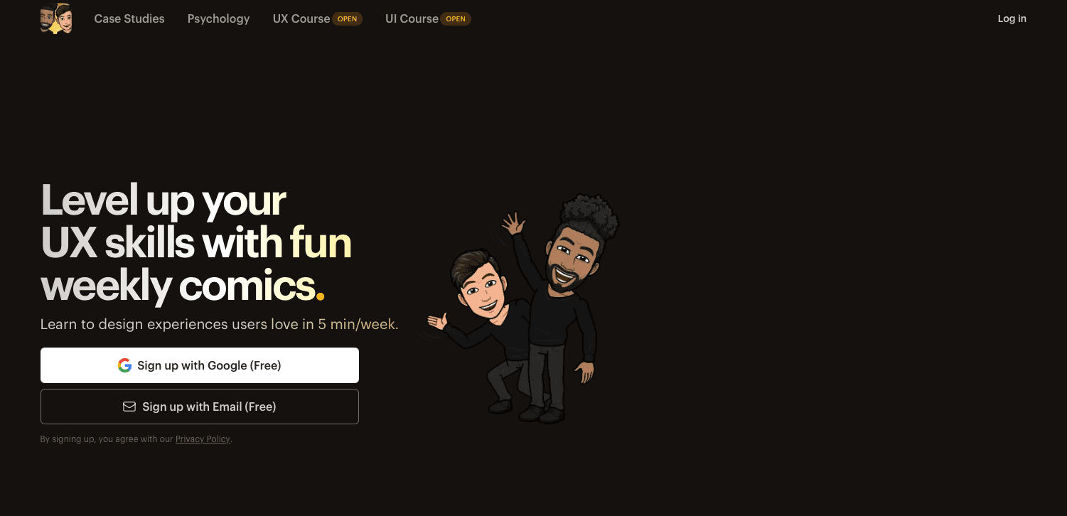 Screenshot of the Growth.Design homepage