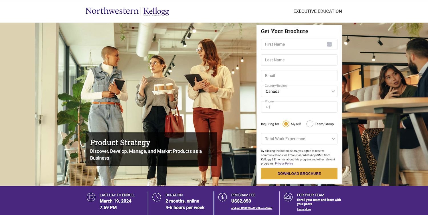 Product Strategy by Kellogg School of Management