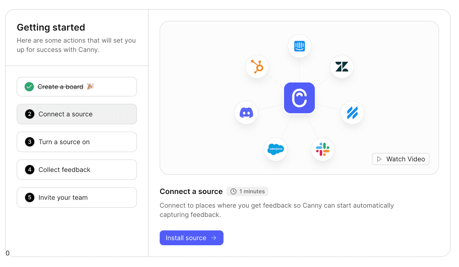 canny onboarding checklist