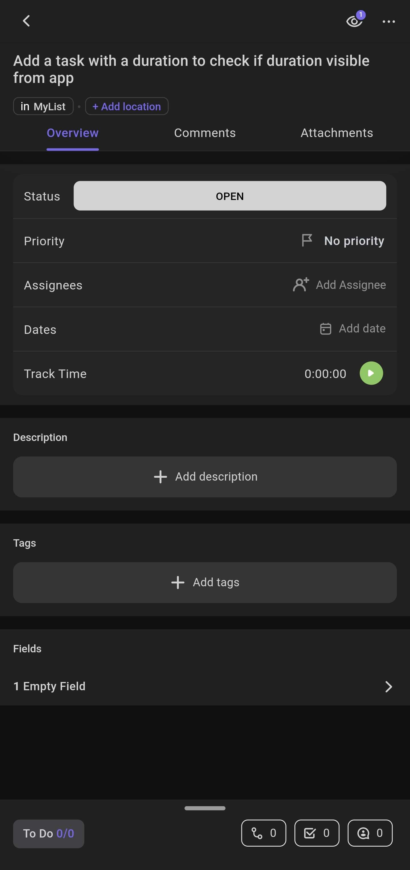 Mobile App Task Time Estimate Voters ClickUp