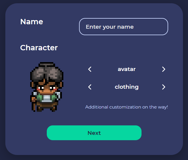 Module to change your name and character image