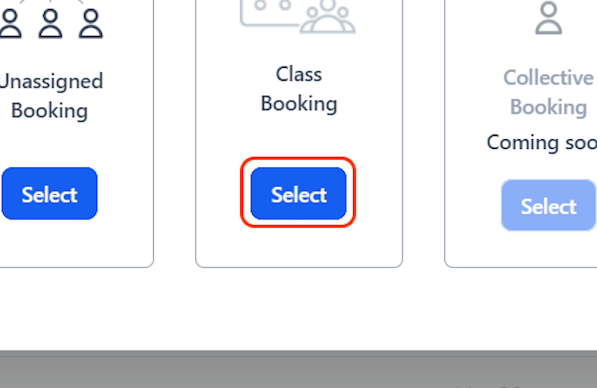 Class Booking