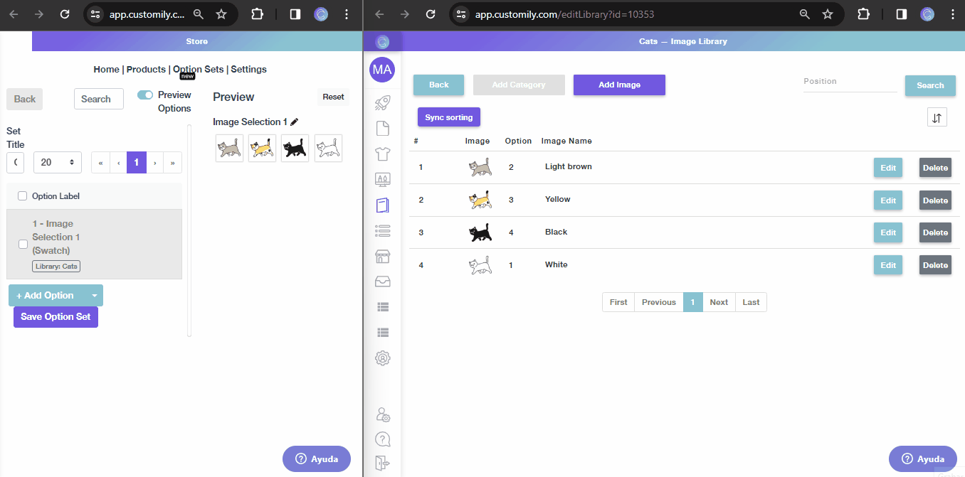 Sorting libraries