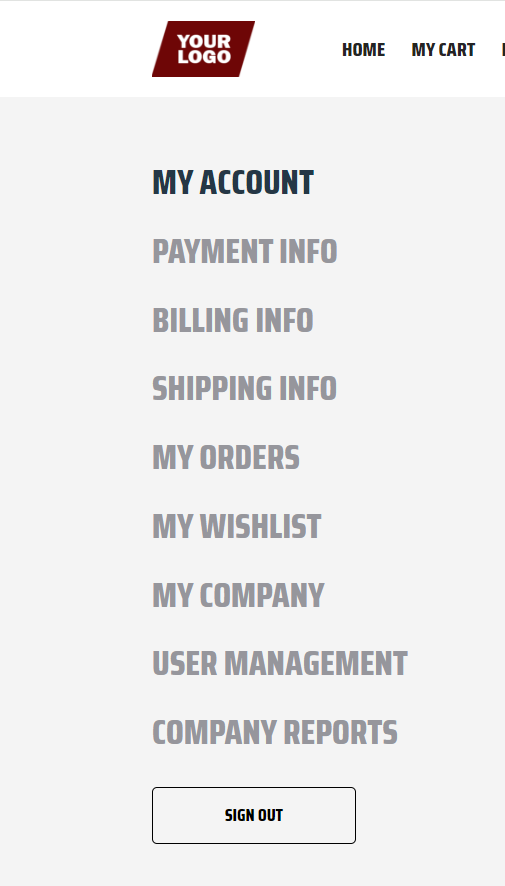 MyAccount Front