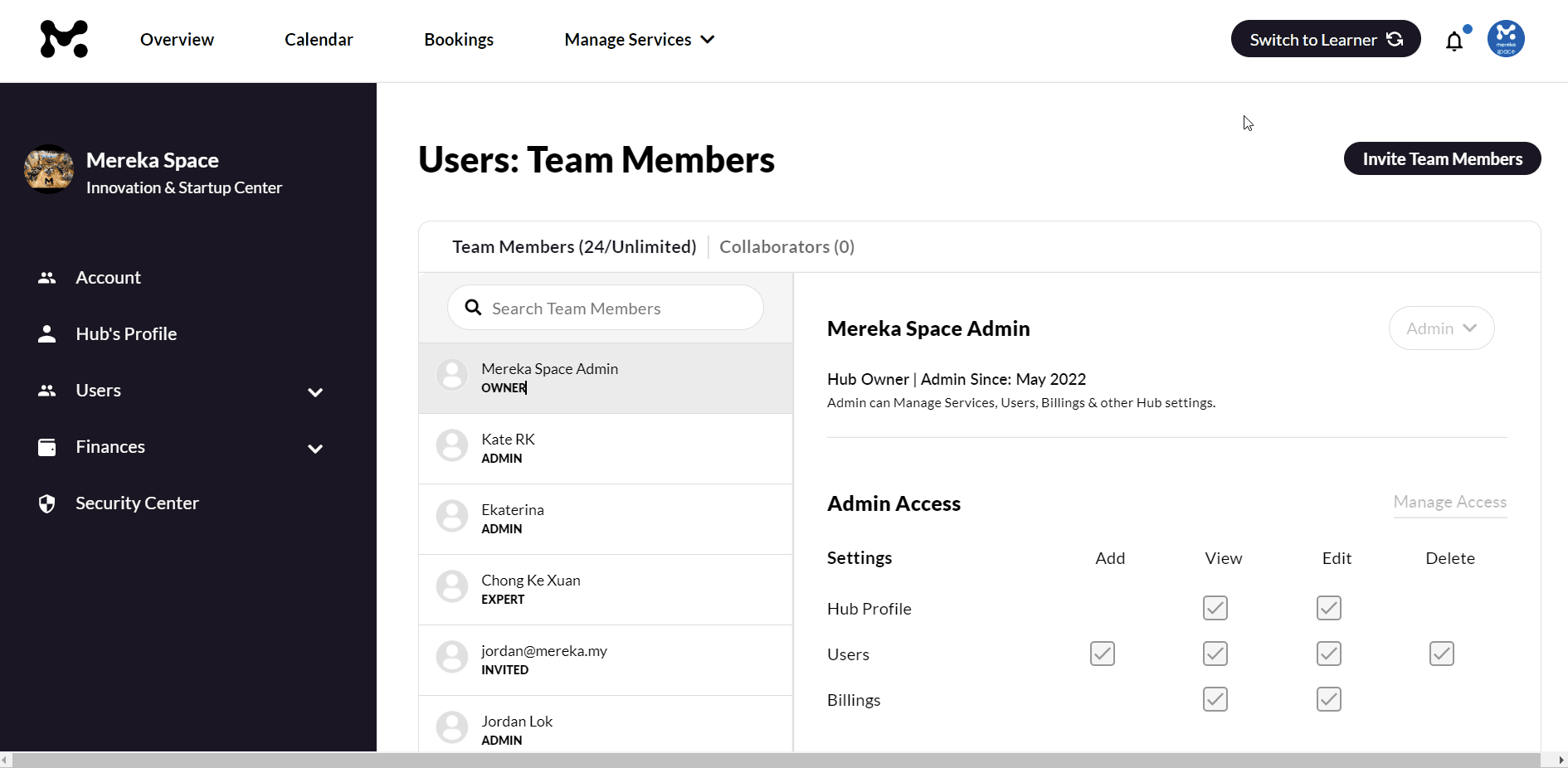 managing team members