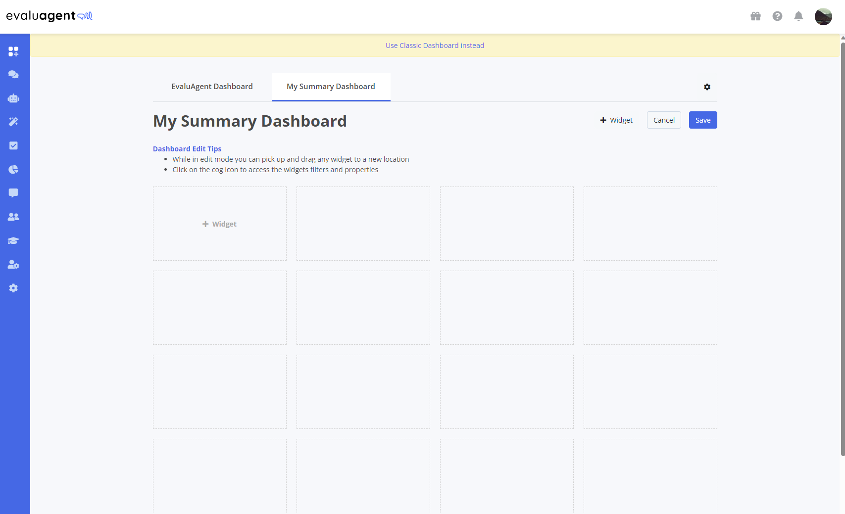 1 - The Blank Dashboard Grid