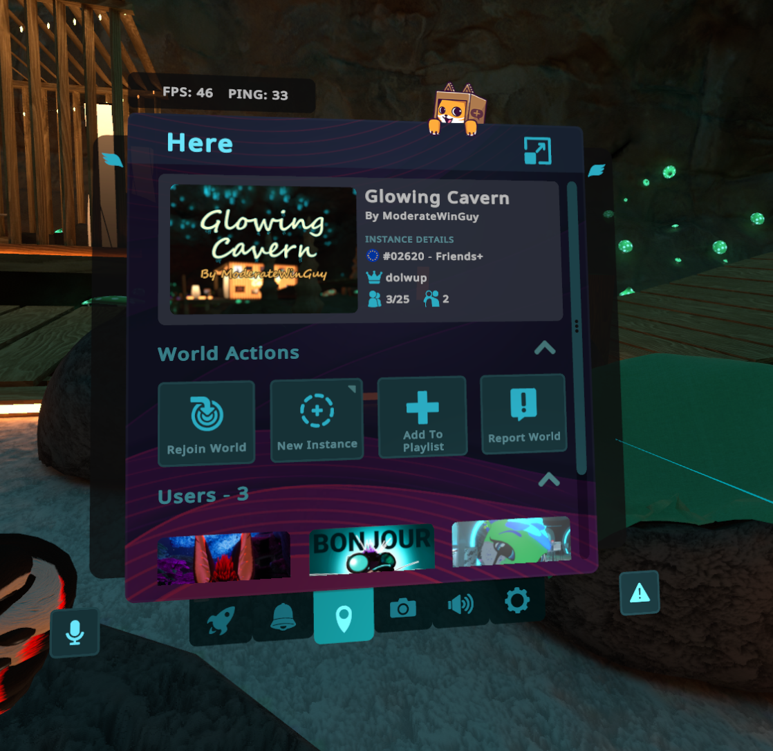 [1238] Can't rejoin same instance | Voters | VRChat