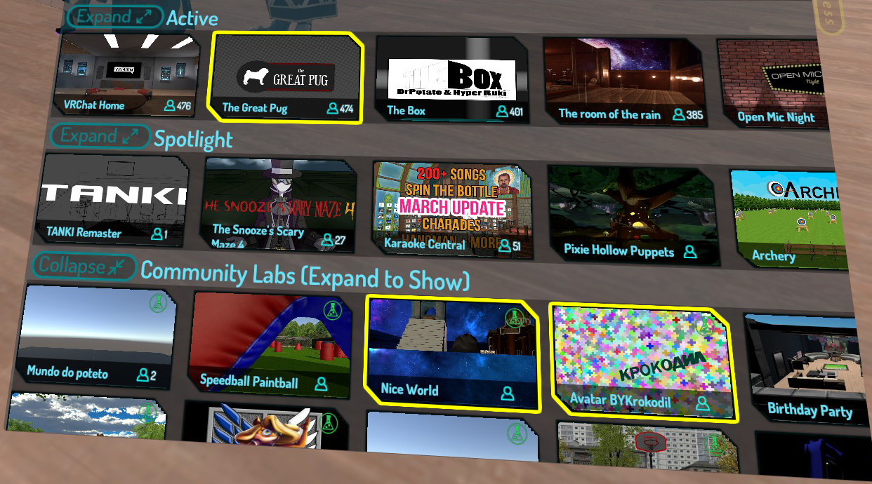Vrchat Ids Visual indicator for updated worlds | Voters | VRChat