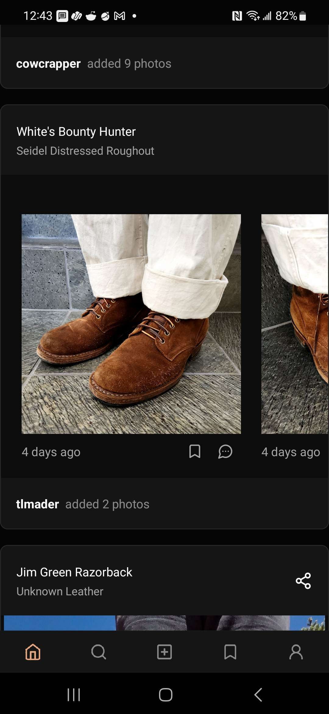 Multiple photos are grouped into a single post