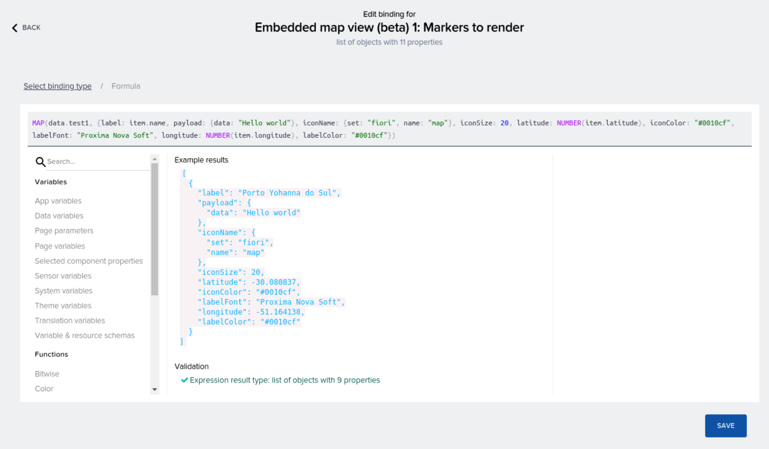 Embedded Map View cannot read properties of null Voters AppGyver Community Edition