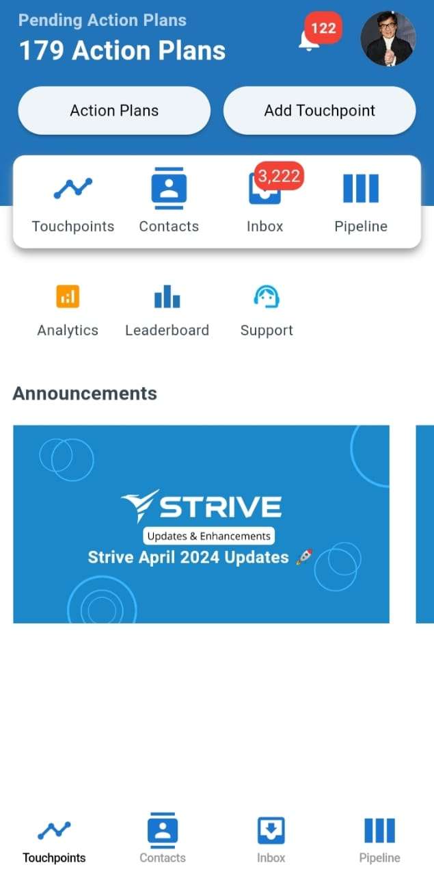 Strive Go enhanced ui