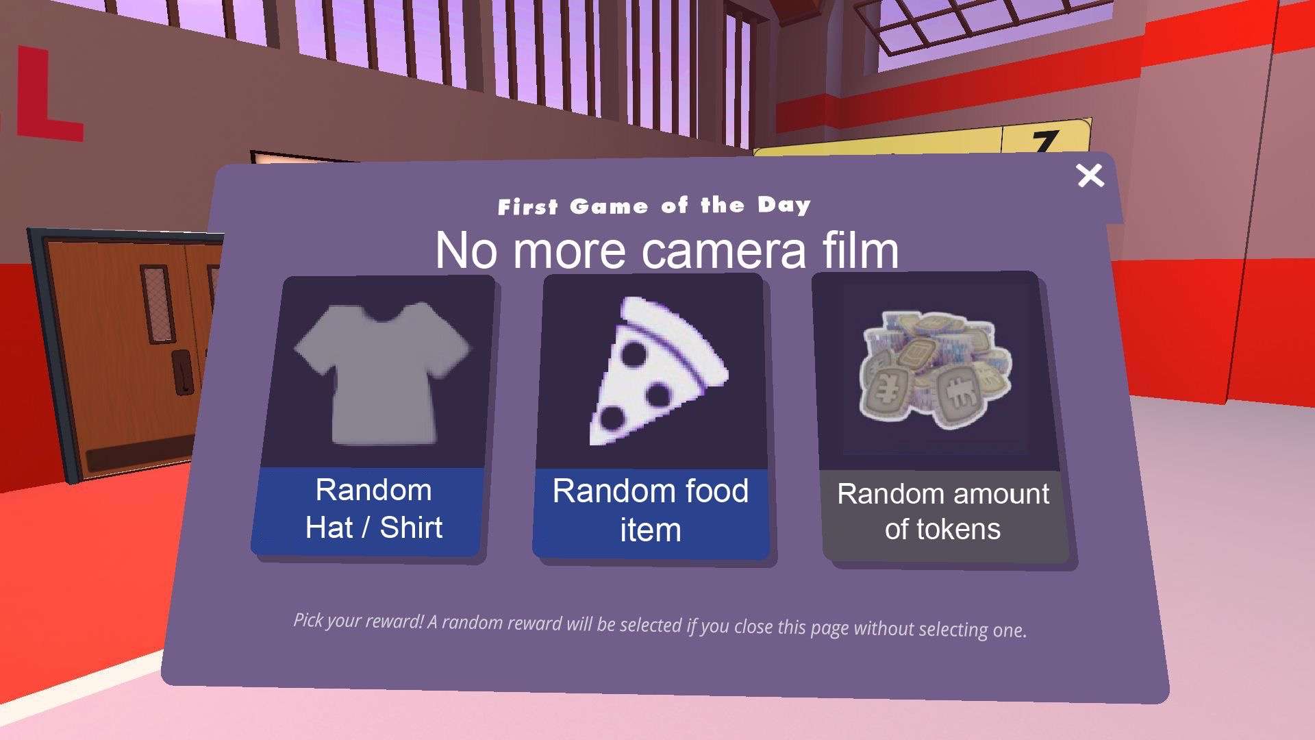 Permanent Choice for Tokens Voters Rec Room