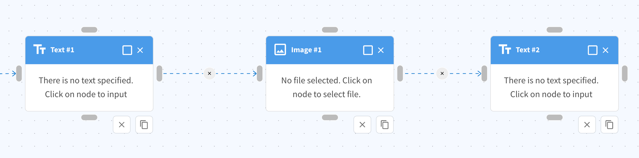 flowbuilder node naming in numerical