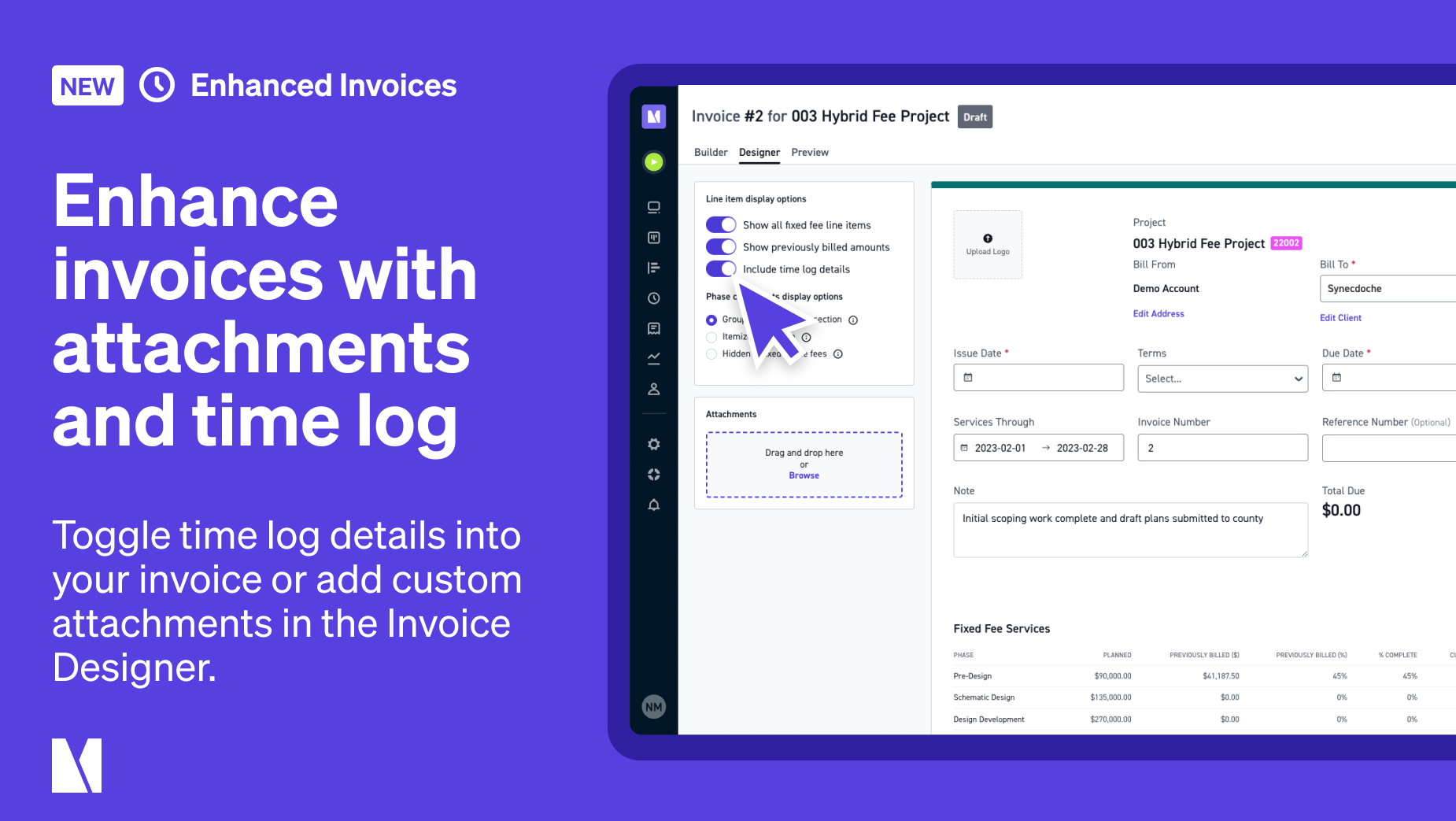 Monograph-Enhanced Invoices