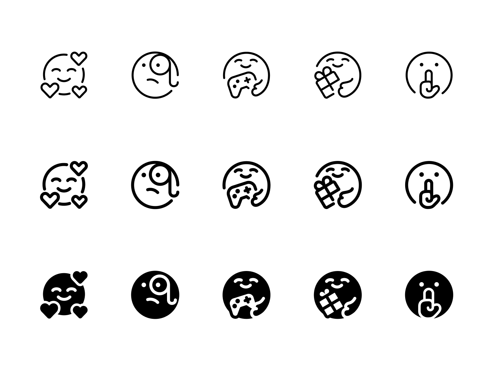 Chat-bubble-smiley - 30 icons - 1