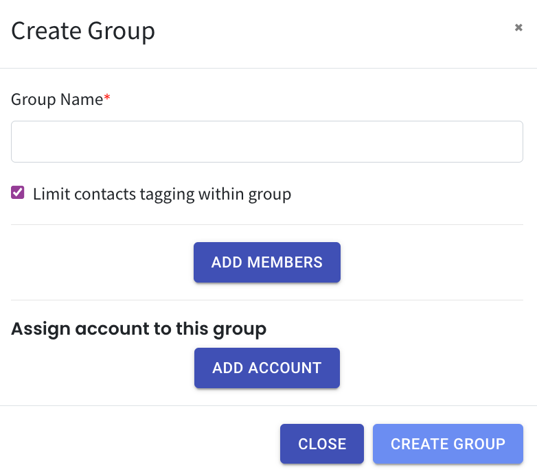 limit tagging to group