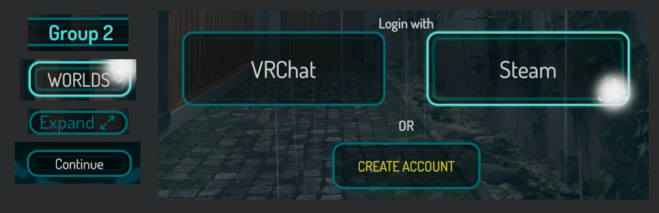 [Build 647 | 2018.4.1] Inconsistent UI Button Appearance | Voters | VRChat