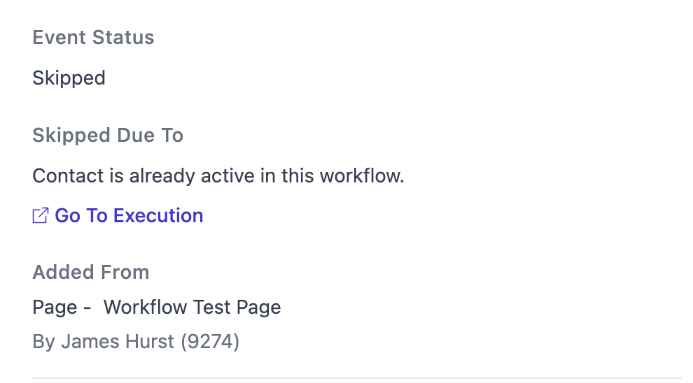 James Hurst: Add "Skipped" Workflow Trigger | Voters | HighLevel
