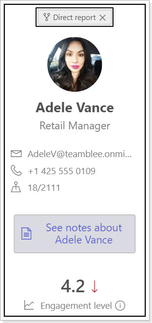 remove direct report