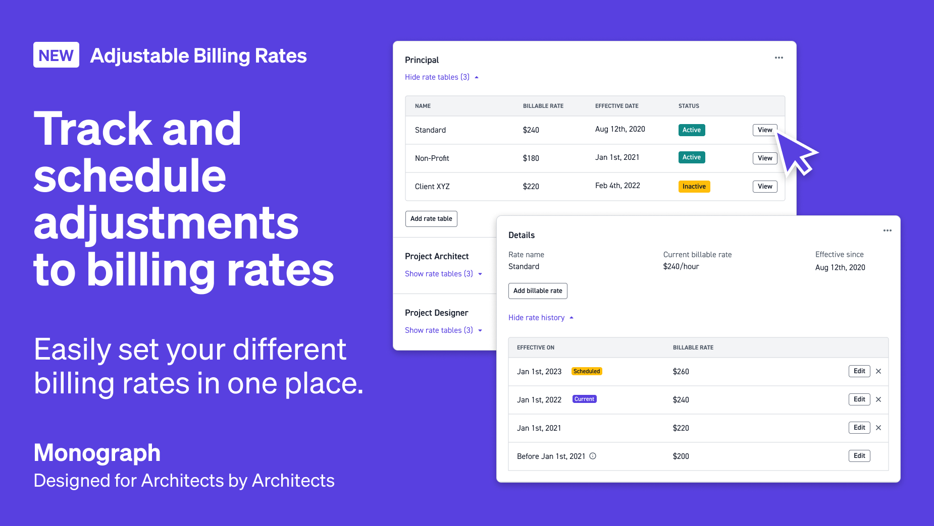 Monograph-Adjustable-Billing-Rates