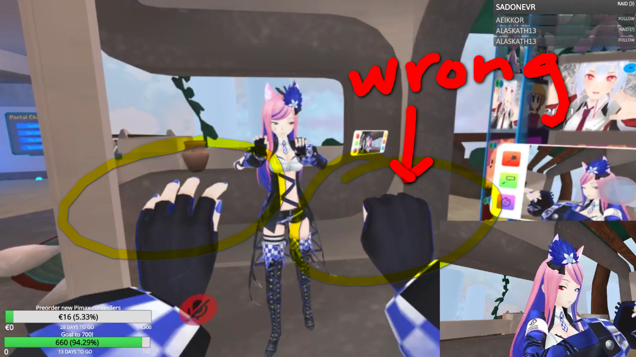 Right hand bugged in build 825 | Voters | VRChat