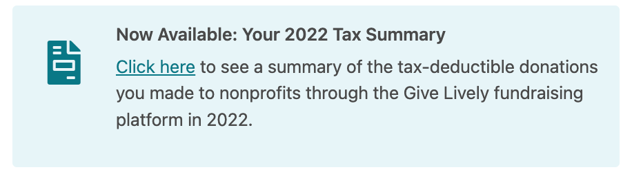 2022 tax summary