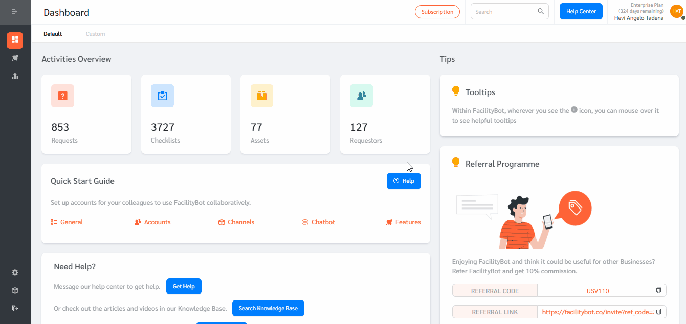 Fault Reporting or Custom Service Requests - Allow custom Processing Statuses