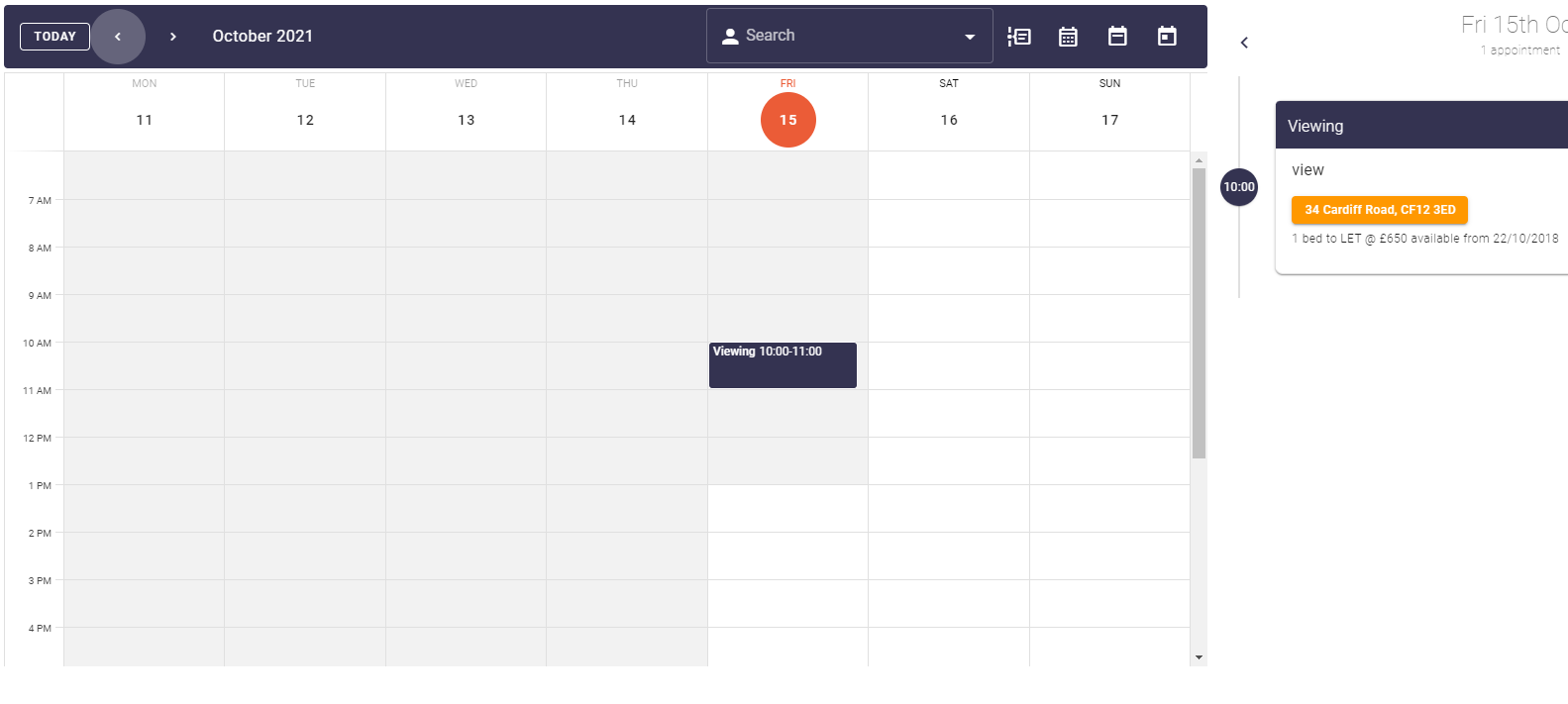Re occuring Appointments Not Showing Voters AgentOS
