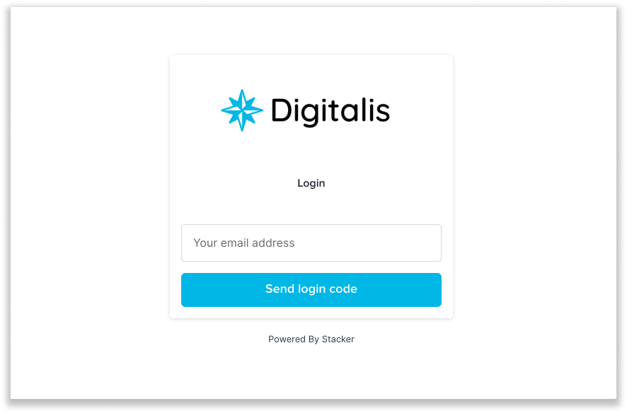 Stacker Passwordless Login