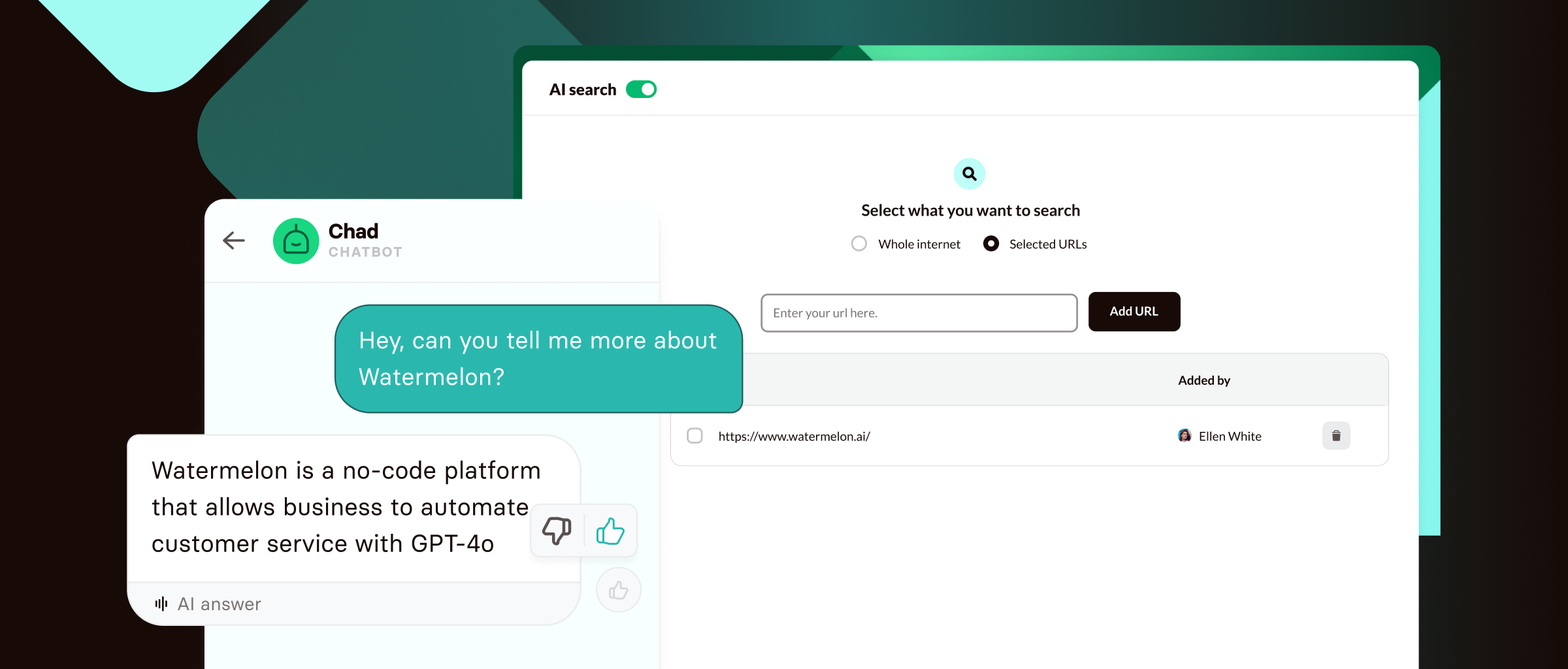 AI search release userflow