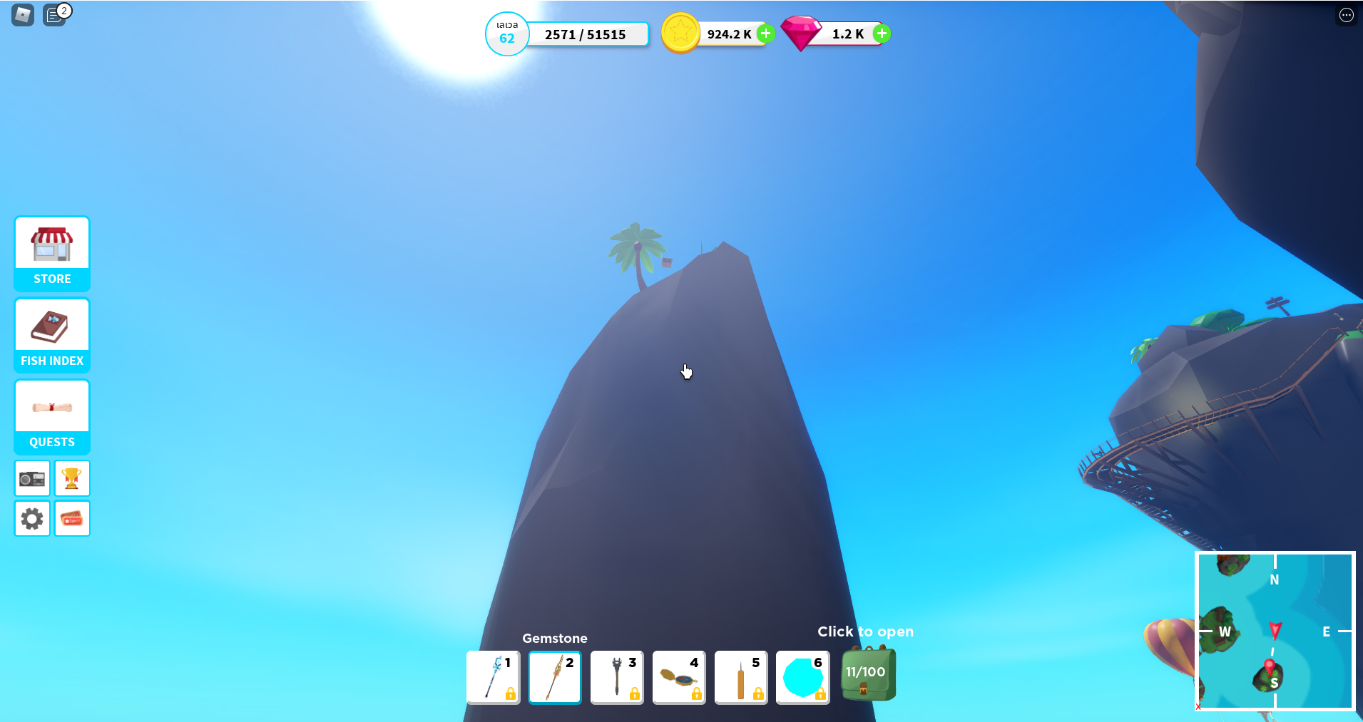 Chests spawning in unreachable areas Voters Fishing Simulator