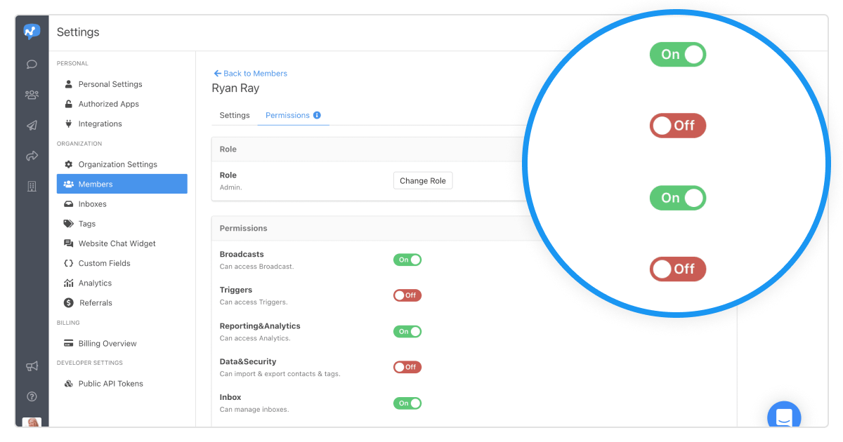 Granular Permissions For Unique Roles