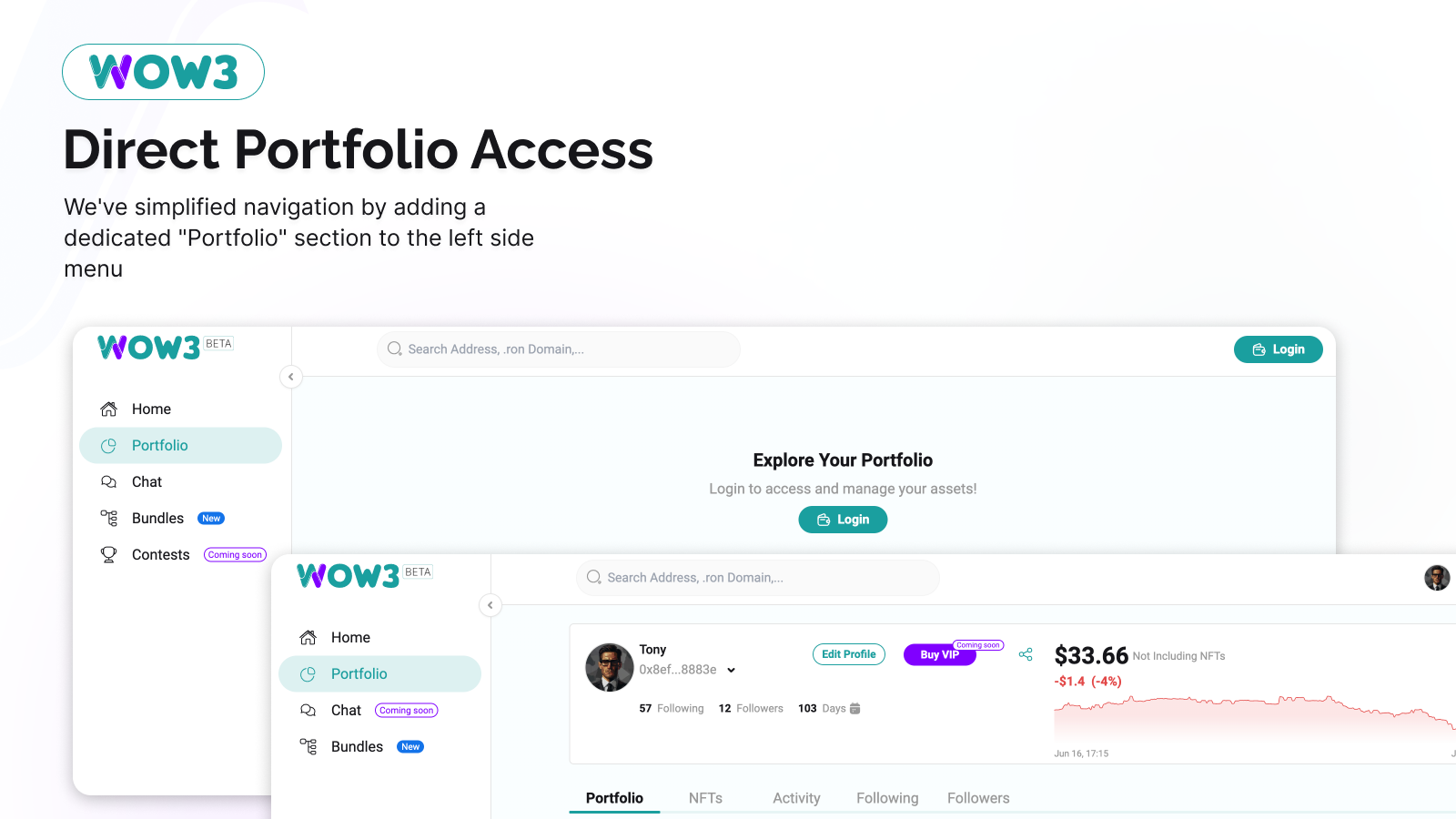 direct portfolio access_wow3