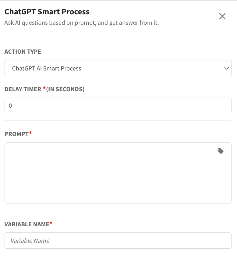 flowbuilder chatgpt smart process