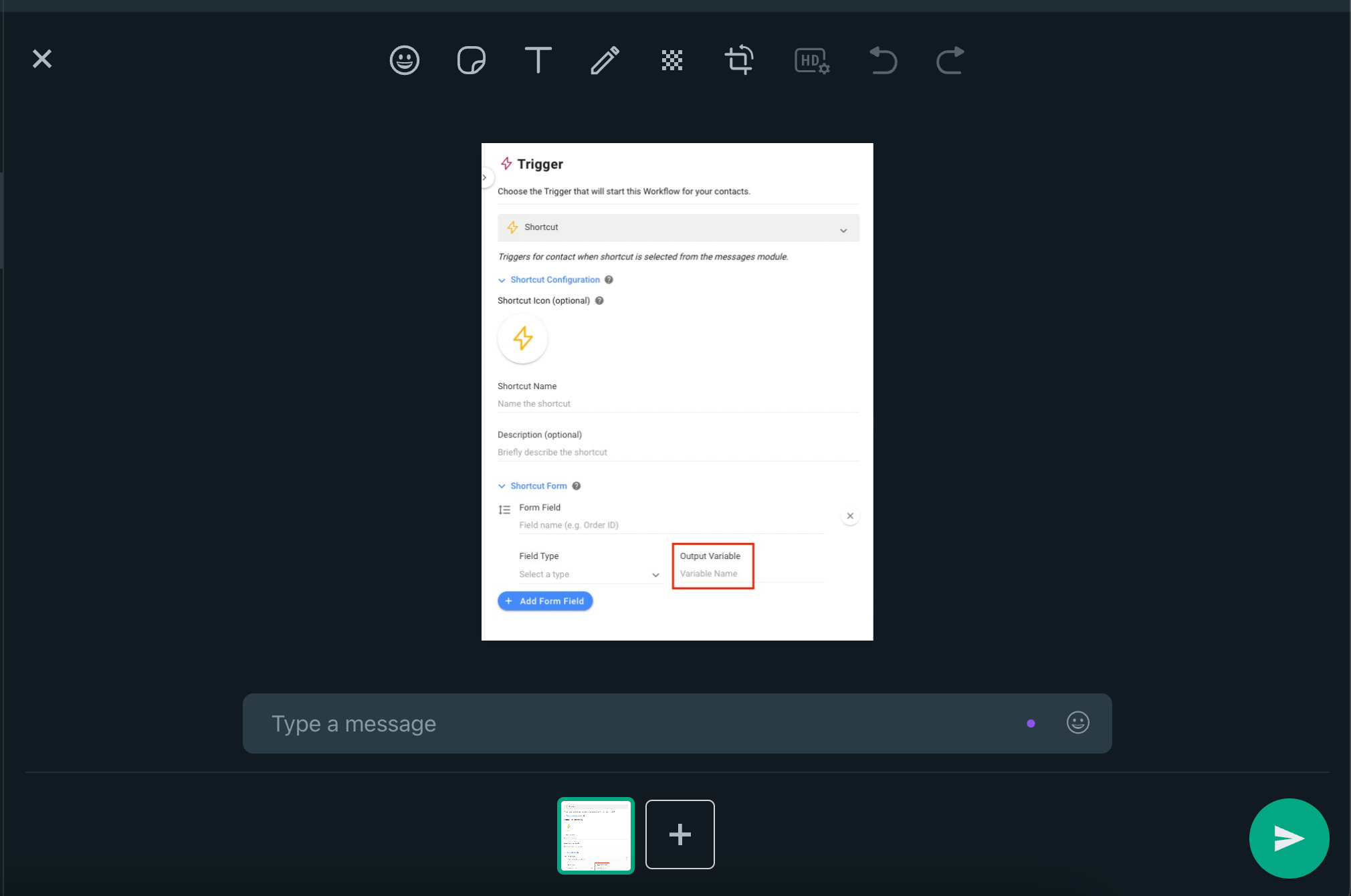 Messages: Media File Editor | Voters | respond.io