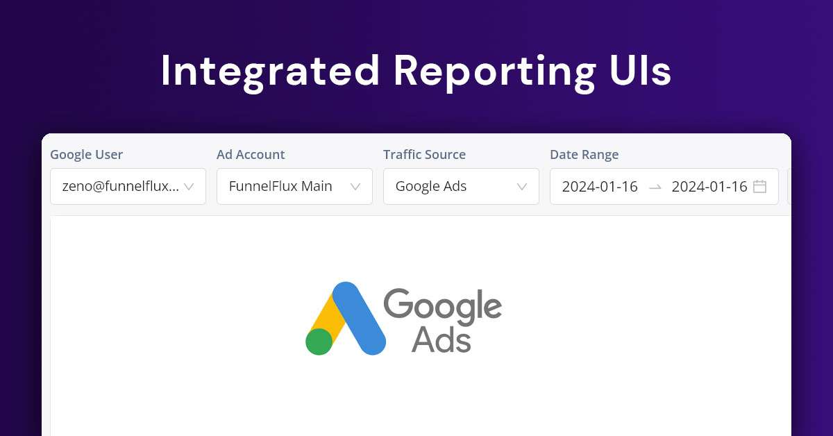 Google Reporting UIs
