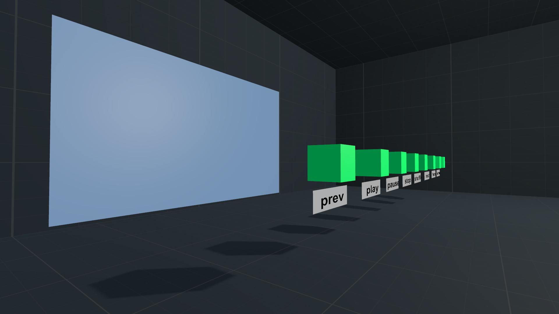 [876] video player screen is colored green | Voters | VRChat