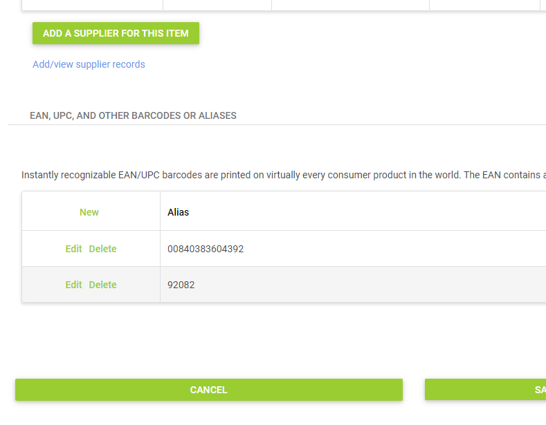 INVENTORY - ADD BULK ITEMS - ITEM LOOKUP CODE IS NOT FINDING ALIASES ...