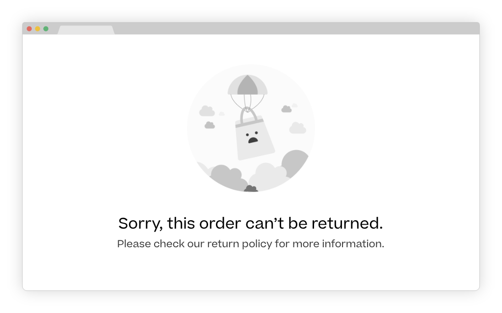 unable to return 2