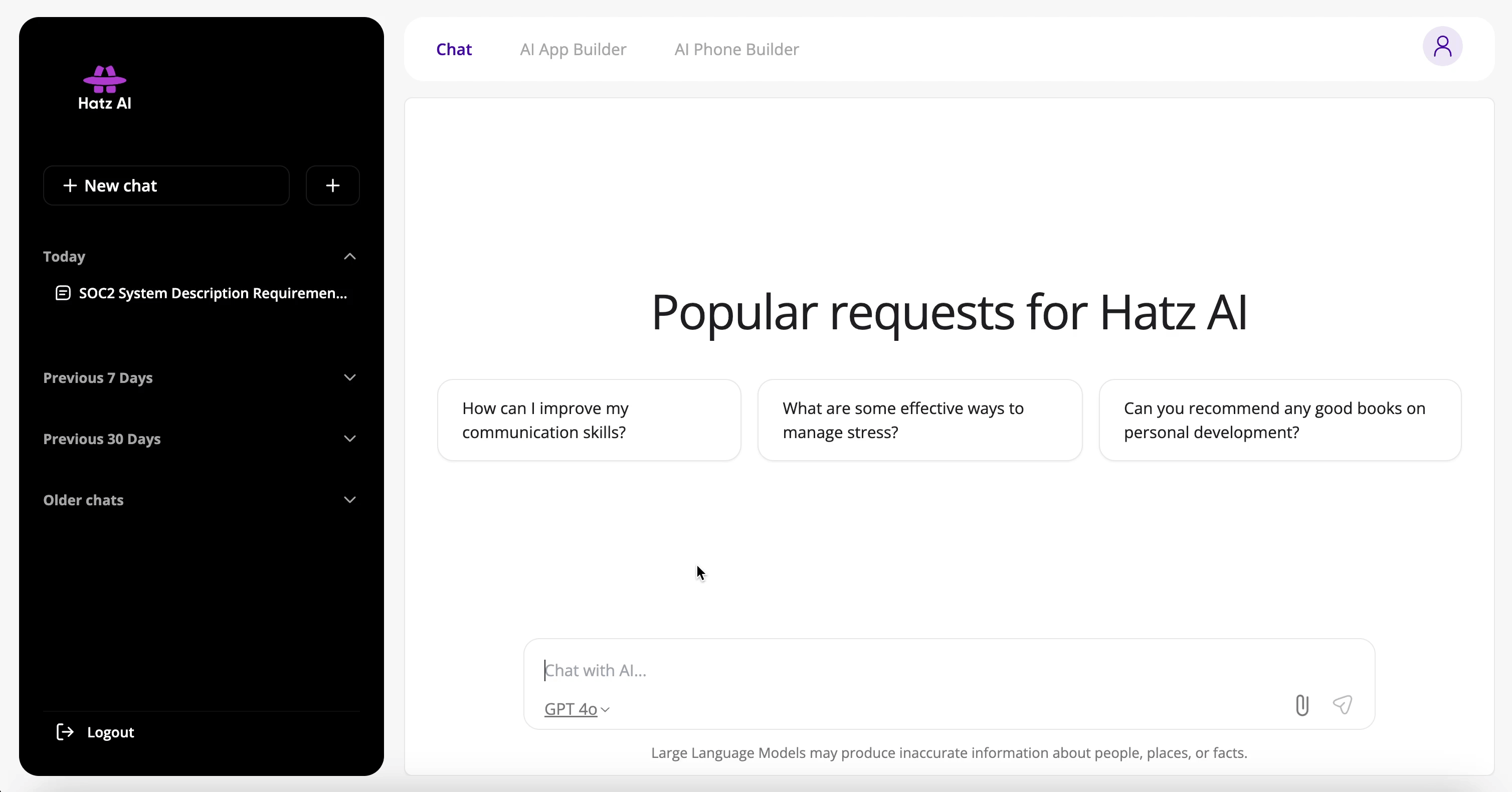 Changelog hatz ai