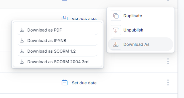 SCORM release note