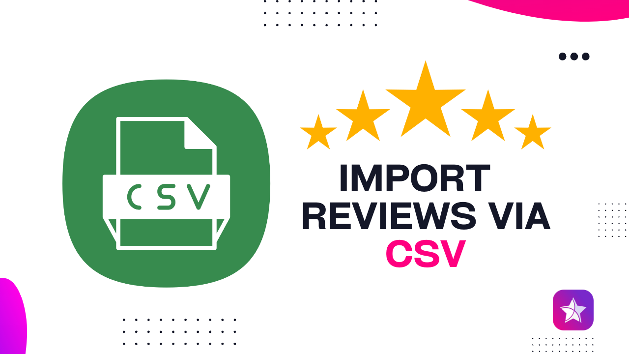 Import reviews via CSV - Wise Reviews
