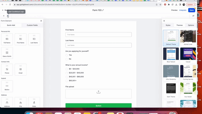 Conditional Logic in Forms